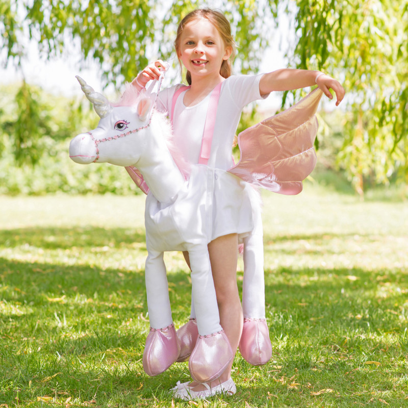 Robe licorne pour fille avec bandeau licorne pour fille de 3 à 10 ans