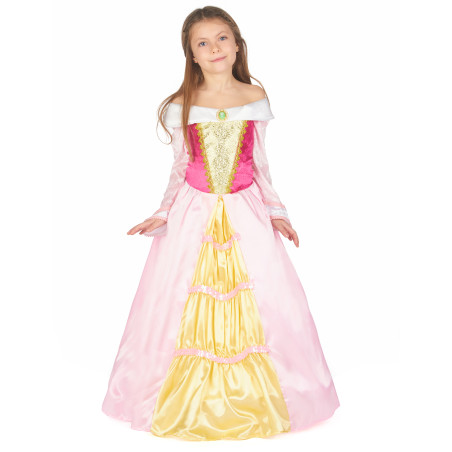 Déguisement princesse robe satinée fille