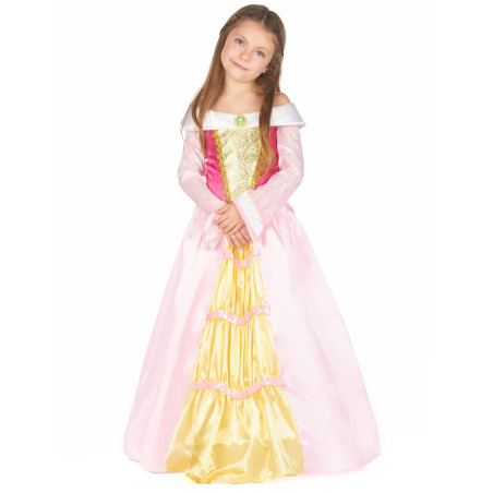 Déguisement princesse robe satinée fille