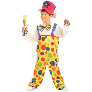 Déguisement clown à pois enfant