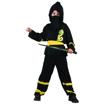 Déguisement ninja ceinture jaune garçon