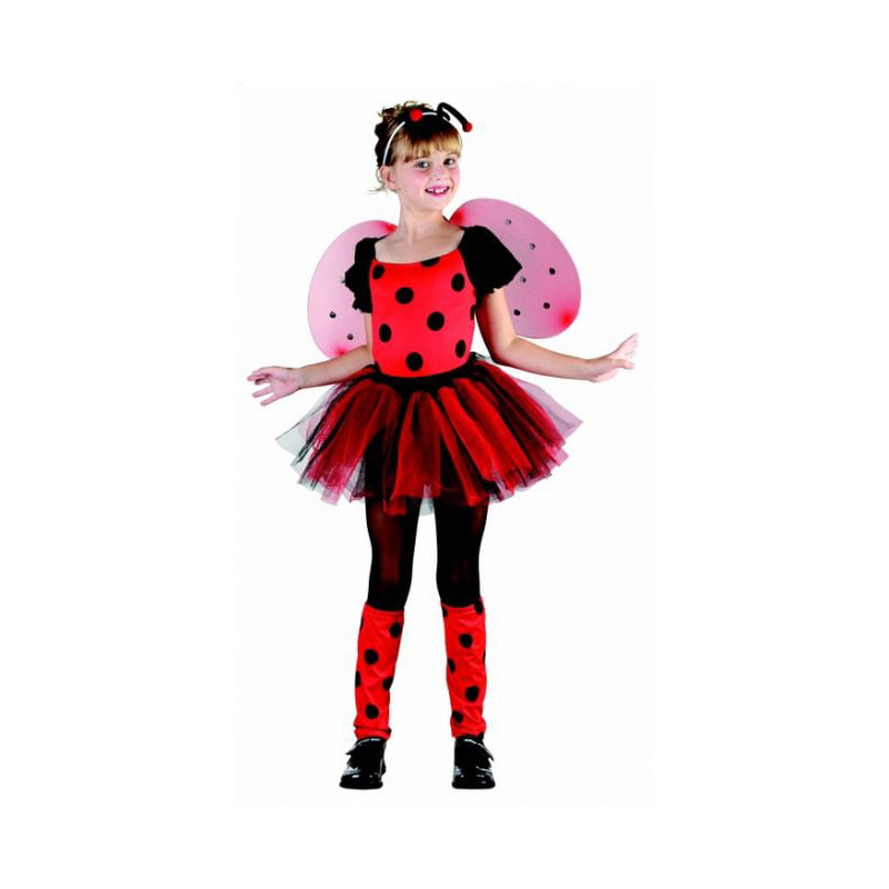 D guisement coccinelle rouge tutu fille