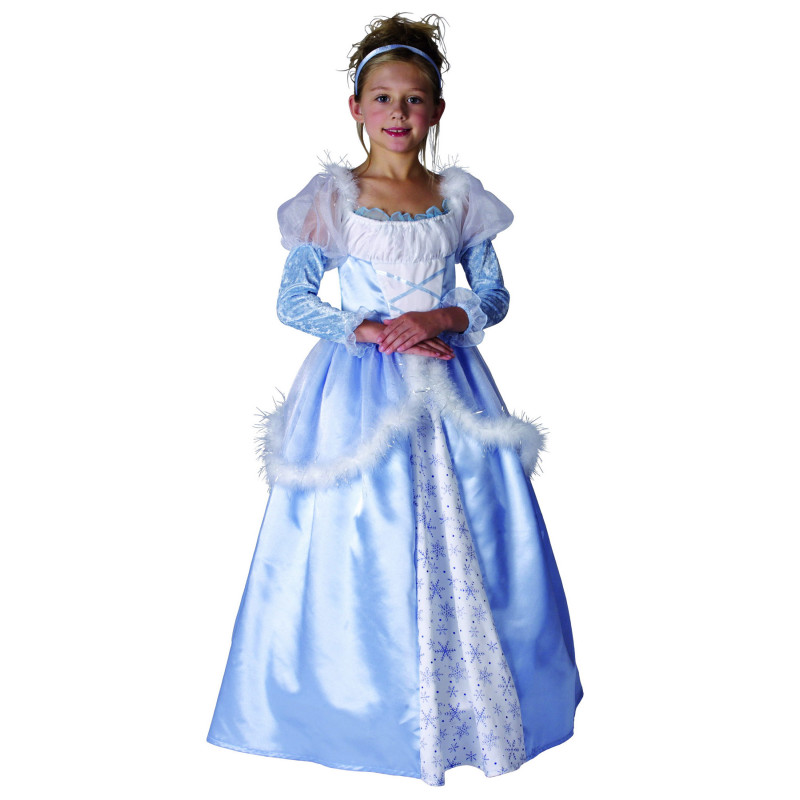 Déguisement - Princesse - bleu - 5-6 ans - Déguisements pour Enfant - Se  déguiser et se maquiller - Fêtes et anniversaires