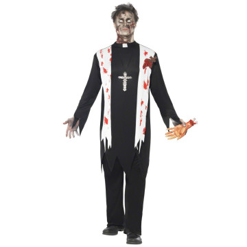 Déguisement zombie religieux homme Halloween