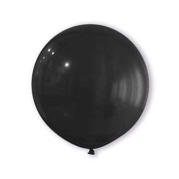 8 ballons gonflables 23 cm noirs unis