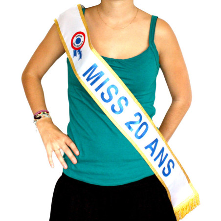 Echarpe Miss 20 ans