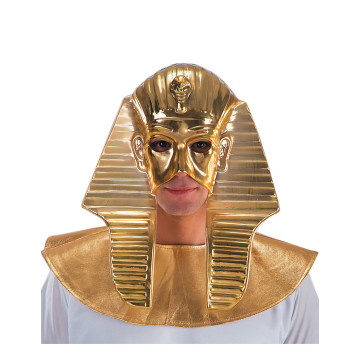 Demi masque doré pharaon homme