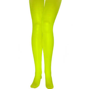 Collants vert fluo adulte