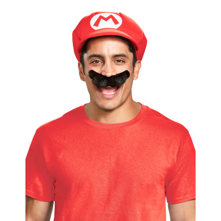 Casquette et Moustache Mario™ Adulte