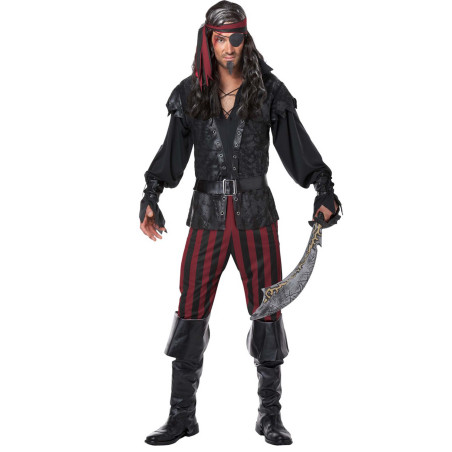 Déguisement Pirate à rayures homme