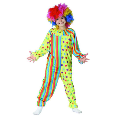 Déguisement clown coloré enfant