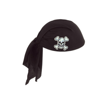 Chapeau bandana noir pirate adulte