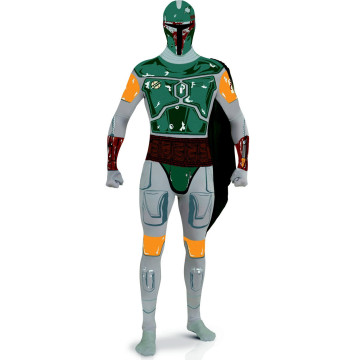 Déguisement seconde peau Boba Fett Star Wars™ adulte