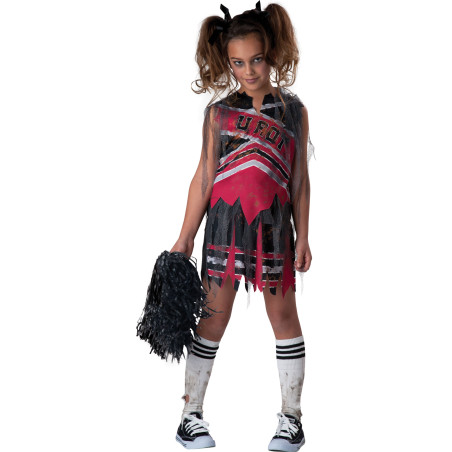 Déguisement Pompom Girl zombie pour fille - Luxe