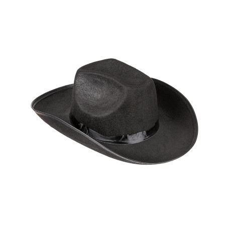 Chapeau cowboy noir pour adulte