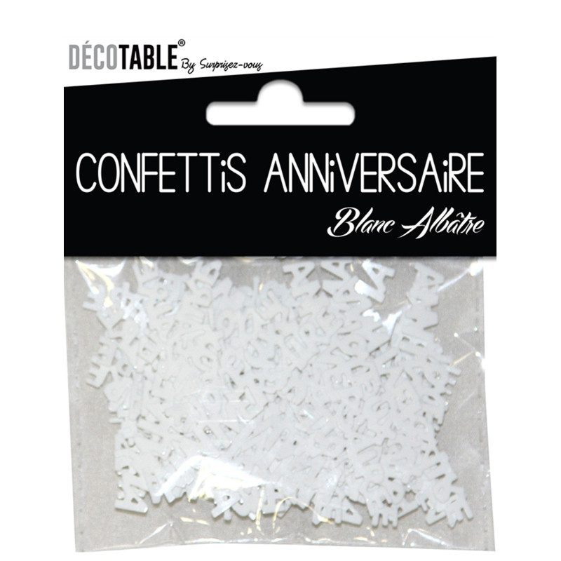 Jolie Confettis de table Joyeux Anniversaire