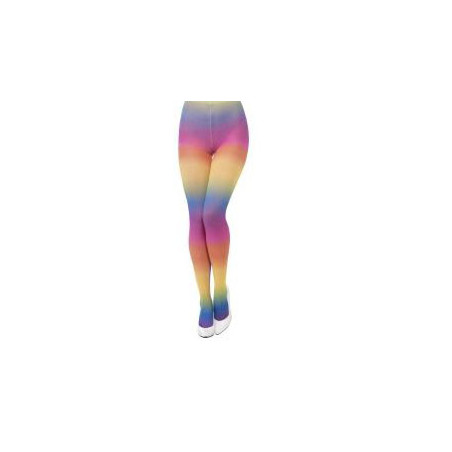 Collants opaques arc-en-ciel femme