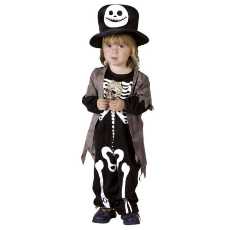 Déguisement squelette de la nuit enfant Halloween