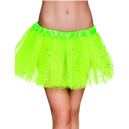 Tutu vert étoile scintillante femme