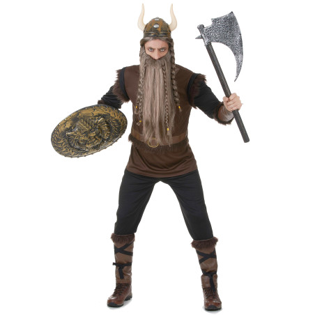 Déguisement Viking effet cuir Homme