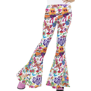 Pantalon hippie années 60 femme