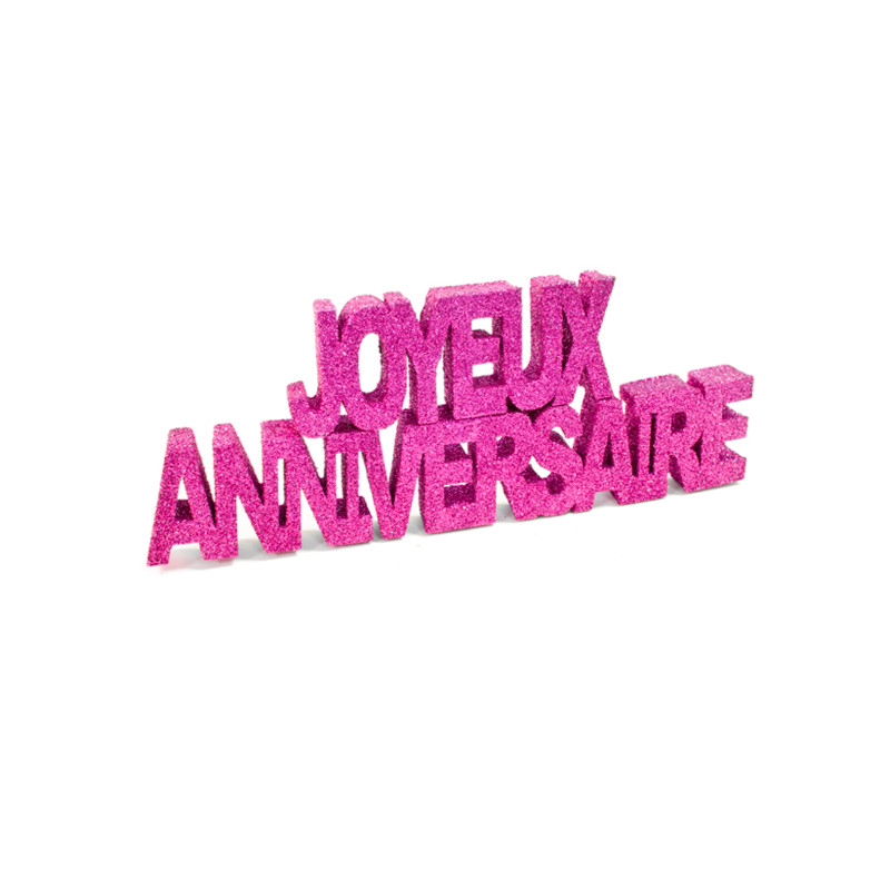 Serviettes “Joyeux Anniversaire” - Étincelant - lot de 10