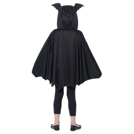 Déguisement poncho chauve-souris noir enfant Halloween