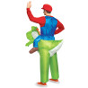 Déguisement gonflable Mario sur Yoshi Nintendo® adulte