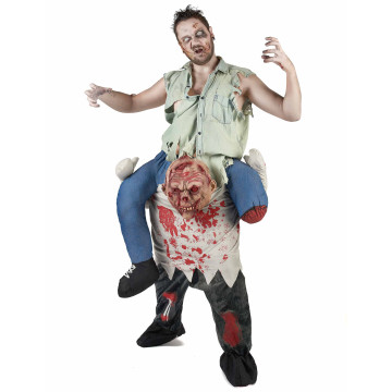 Déguisement porte-moi zombie adulte Halloween