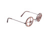 Lunettes rondes bronze Steampunk