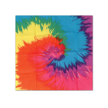 Bandana Hippie multicolore 55 x 55 cm