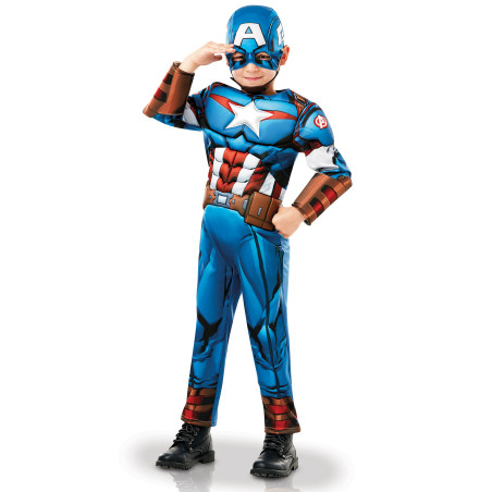 Déguisement luxe Captain America série animée garçon