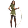 Déguisement archer vert des bois femme