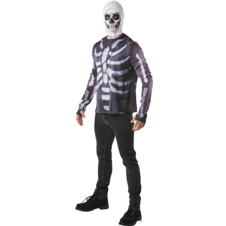 T-shirt et cagoule Skull Trooper Fortnite adulte