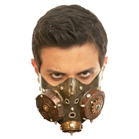 Demi-masque Steampunk adulte