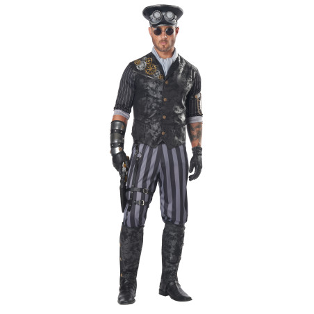 Déguisement capitaine steampunk homme