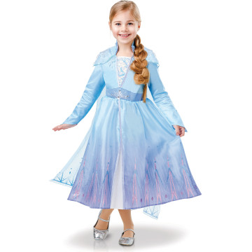 Déguisement luxe Elsa La Reine des neiges 2 fille