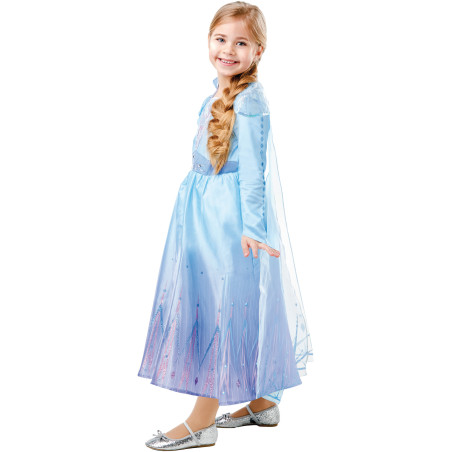 Déguisement luxe Elsa La Reine des neiges 2 fille