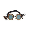 Lunettes avec lumière frontale steampunk adulte