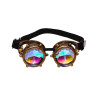 Lunettes avec verres prismes steampunk adulte