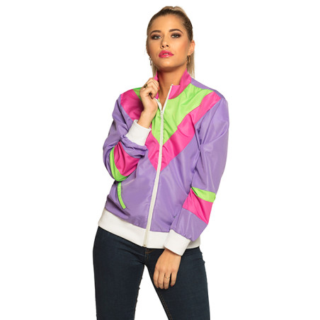 Veste jogging rétro femme