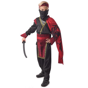 Déguisement ninja dragon rouge garçon