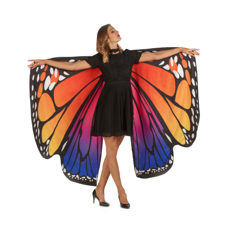 Ailes papillon multicolores adulte