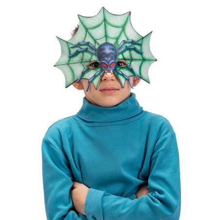 Demi masque araignée enfant