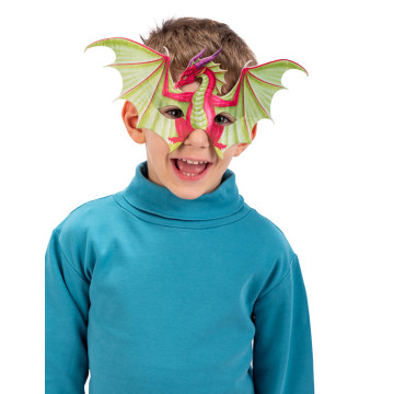 Demi masque dragon enfant