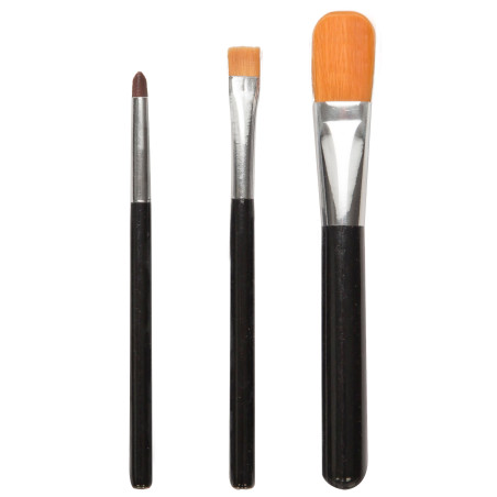 Lot de 3 pinceaux à maquillage