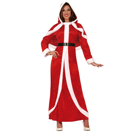 Déguisement mère Noël robe longue femme