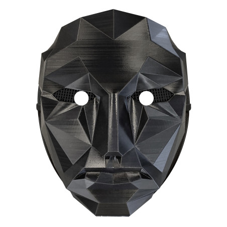 Masque en carton plat maitre du jeu