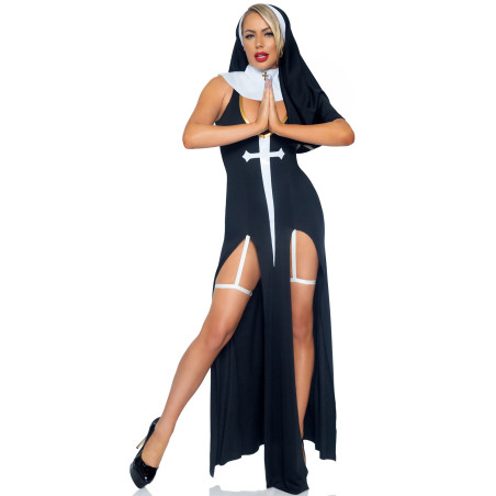 Costume de nonne sexy femme