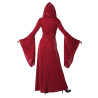 Déguisement gothique robe rouge femme